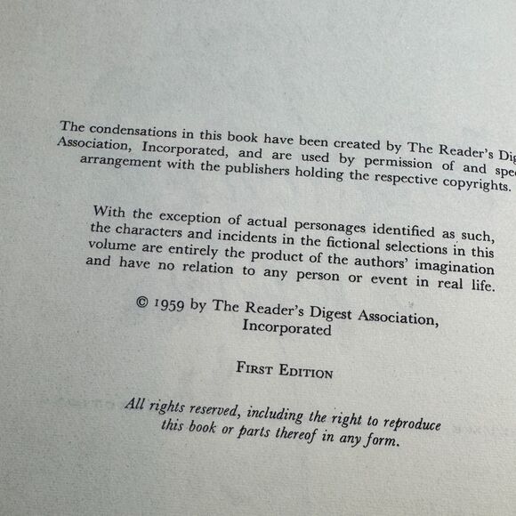 Vintage Reader's Digest Condensed Books Volume 4 1959 Decor Riser Display - Picture 5 of 12